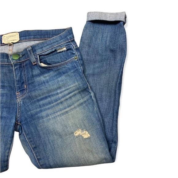 Current Elliot Distressed Skinny Jeans Size 26 - Picture 8 of 9